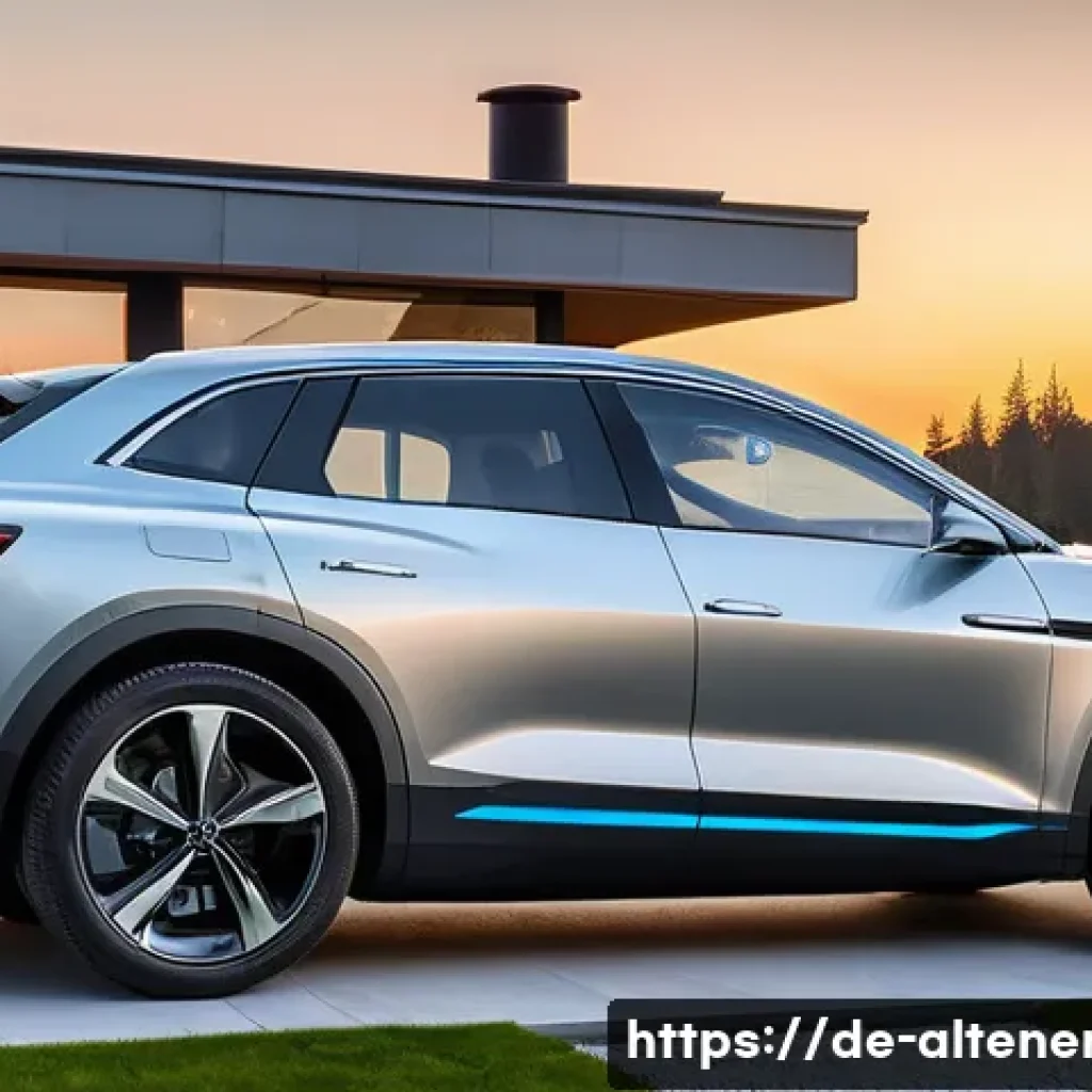 전기차 충전 인프라 - **Prompt 1: Effortless Home Charging in a Modern German Suburban Setting**

    An elegant, modern e...